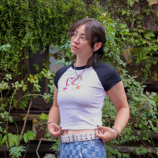 "Sapphic Love" Baby Tee | Bella + Canvas 1201